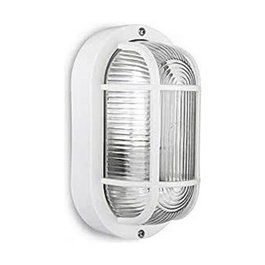 Edm Aplique Oval Modelo Tarragona Blanco E27