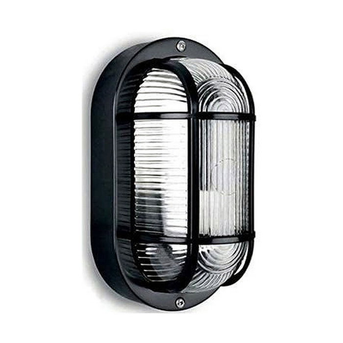 Edm Aplique oval modelo Tarragona negro E27