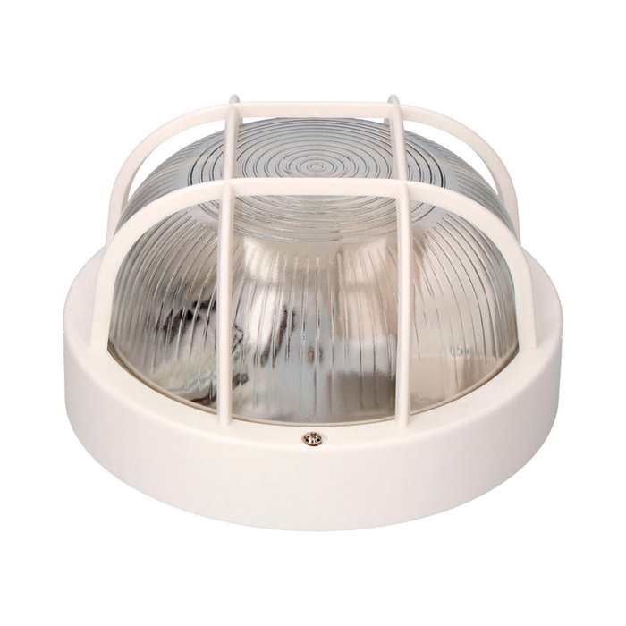 Edm Aplique redondo modelo Tarragona blanco IP54 1 x E27 40W
