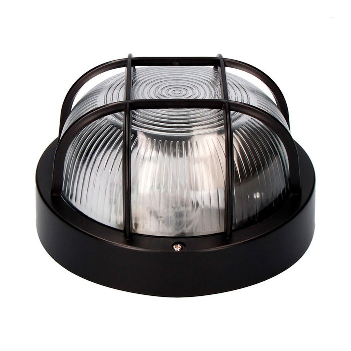 Edm Aplique redondo modelo Tarragona negro ø18,5 x 10,4 cm