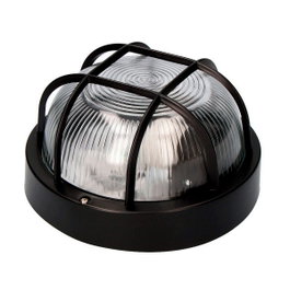 Edm Aplique redondo modelo Tarragona negro ø18,5 x 10,4 cm