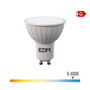 EDM Bombilla LED Dicroica GU10 Regulable 6W (equiv. 42W) - 500 Lúmenes, 6400K Luz Fría, Ø5x5.5 cm, Clase G