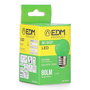 Edm Bombilla Esferica LED E27 1W 80lm Luz Verde Ø45 x 69 mm