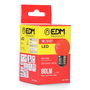 Edm Bombilla Esférica LED E27 1W 80lm Luz Roja Ø45 x 69 mm