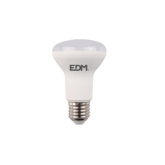 Edm Bombilla reflectora LED R63 E27 7 W 600 lm 6400 K luz fría Edm Bombilla reflectora LED R63 E27 7 W 600 lm 6400 K luz fría