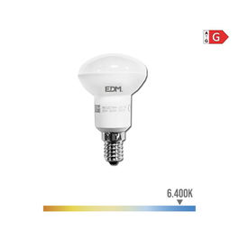 Edm Bombilla Reflectora LED R50 E14 5W 400 Lm 6400K Luz Fría Ø5,0 x 8,6 cm
