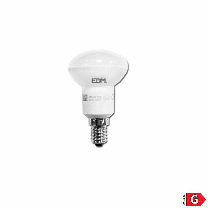 Edm Bombilla reflectora LED R50 E14 5W 400lm 6400K Luz fría
