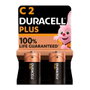 Duracell Plus Power Pilas Alcalinas LR14 Tamaño C 1,5V Pack de 2