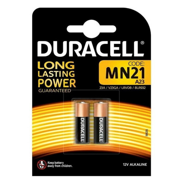 Duracell Security MN21 12V (23A) Pilas Alcalinas para Mando a Distancia (2 unidades)
