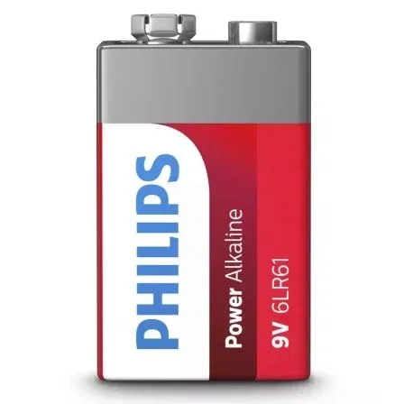 Philips Pila Alcalina 6LR61 9V Multiusos Blister 1 Unidad
