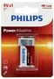 Philips Pila Alcalina 6LR61P1B/10 9V