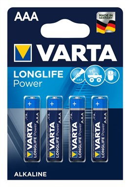 Varta Longlife Power AAA LR03 - Pack de 4 unidades