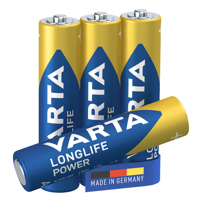 Varta Longlife Power AAA LR03 - Pack de 4 unidades