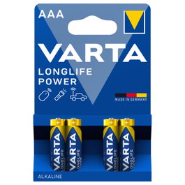 Varta Longlife Power AAA LR03, Blíster de 4 unidades