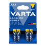Varta Pila Alcalina LR03 AAA Longlife Power Blister 4 Unidades Ø10,5x44,5mm