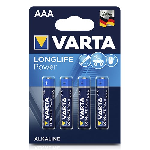 Varta Longlife Power AAA LR03 - Pack de 4 unidades