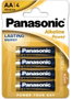 Panasonic Pilas Alcalinas AA LR06 Pack de 4 unidades