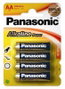 Panasonic Pilas Alcalinas AA LR06 Pack de 4 unidades