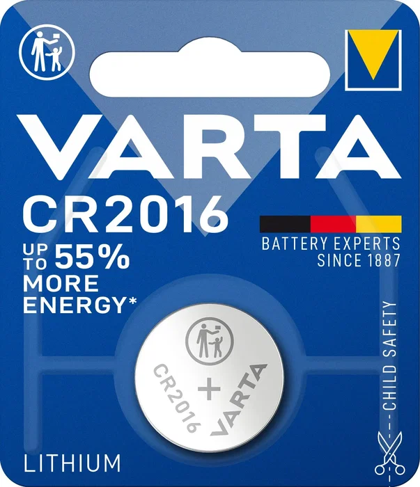 Varta CR2016 Pila de botón de litio 3 V Varta CR2016 Pila de botón de litio 3 V