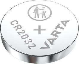 Varta CR2032, Lithium, 3V, 230 mAhSilver