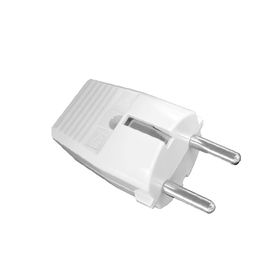 Solera 6428 Clavija 2p+t Schuko T/TL 16A Retractilada Blanco Termoplástico