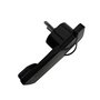 Edm Clavija 2p+t Schuko Extraplana 10/16A 250V Negra Salida Lateral Retractilada 4.8mm