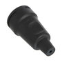 Kopp Base aérea 2P+T de goma 16A 250V negro