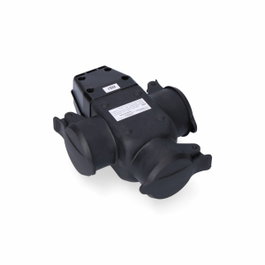 Edm Triple de goma aereo t/tl 16a ip44 con tapas de proteccion