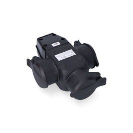 Edm Triple de Goma Aereo T/TL 16A IP44 con 3 Tomas y Tapas de Proteccion