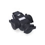 Edm Triple de Goma Aereo T/TL 16A IP44 con 3 Tomas y Tapas de Proteccion
