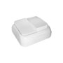 Edm Doble interruptor superficie Serie Spa 16A 250V Blanco 77x77x30 mm