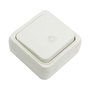 Edm Pulsador de superficie serie Onsen 63 x 63 x 30 mm Blanco