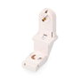 Solera Portalámparas G13 para Tubo Fluorescente T8 con Portacebador, 2A 250V Termoplástico Blanco