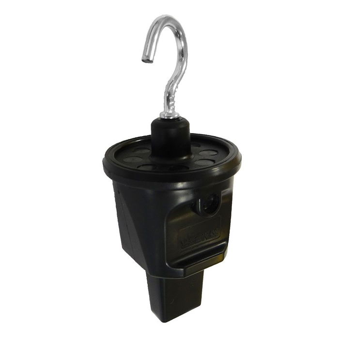 Kaiser Soporte Fijación Cable Rectangular 5x11mm Goma Negro Ref. 11602