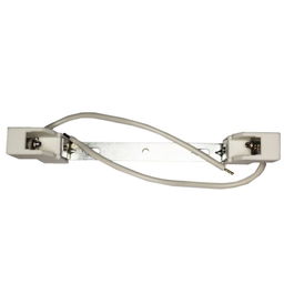 Portalamparas Halogeno Lineal 78mm de Esteatita Blanco 250V Uso Interior