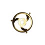 Koala Components Portatulipas Metálico Dorado Ø6,5 cm, 2 Unidades