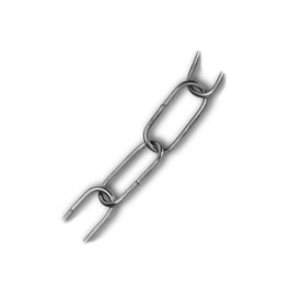 Edm Cadena Genovesa Hierro 100cm Eslabón 4,7 x 0,3 x 2,2 cm