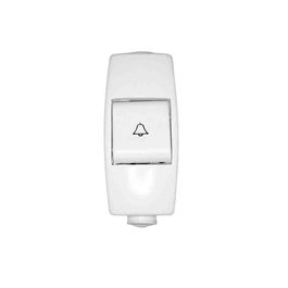 Solera Pulsador Timbre 6A 250V Blanco Termoplástico
