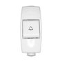 Solera Pulsador timbre 6a 250v Blanco