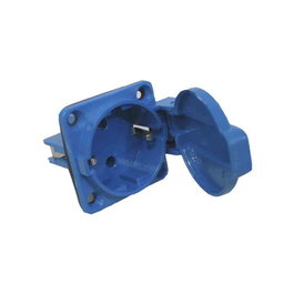 Solera Base empotrar 931131 tipo schuko 2p+t azul 16a 250v~ ip44
