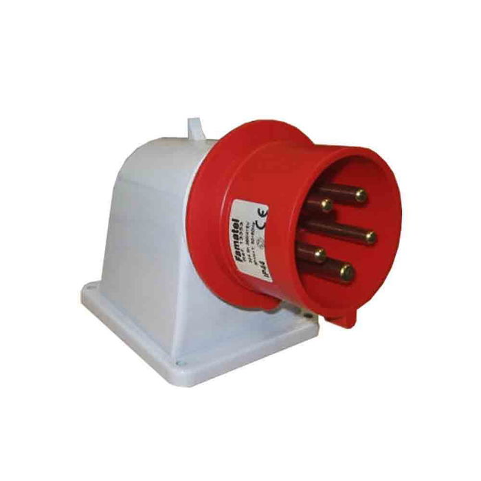 Solera 935154 Clavija Cetac Superficie 3p+n+t Roja 32a 400v~ Ip44 Solera 935154 Clavija Cetac Superficie 3p+n+t Roja 32a 400v~ Ip44