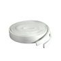 Geko Burlete Autoadhesivo de Espuma Blanco para Puertas y Ventanas, 10 m x 12 mm