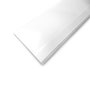 Geko Burlete Bajo Puerta Flexible Blanco PVC Autoadhesivo 1 m