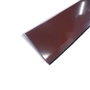 Geko Burlete bajo puerta flexible marrón con fieltro 1 m PVC