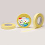 Geko Cinta Masking Kreep para Pintar Líneas Circulares y Curvas 25 mm x 50 m