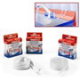 Geko Guarnicion para Lavabos y Fregaderos PVC Blanco 130 cm