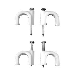 Edm Grapa para cable manguera tubular 2 x 2,5 mm n°08 blanca caja 100 uds