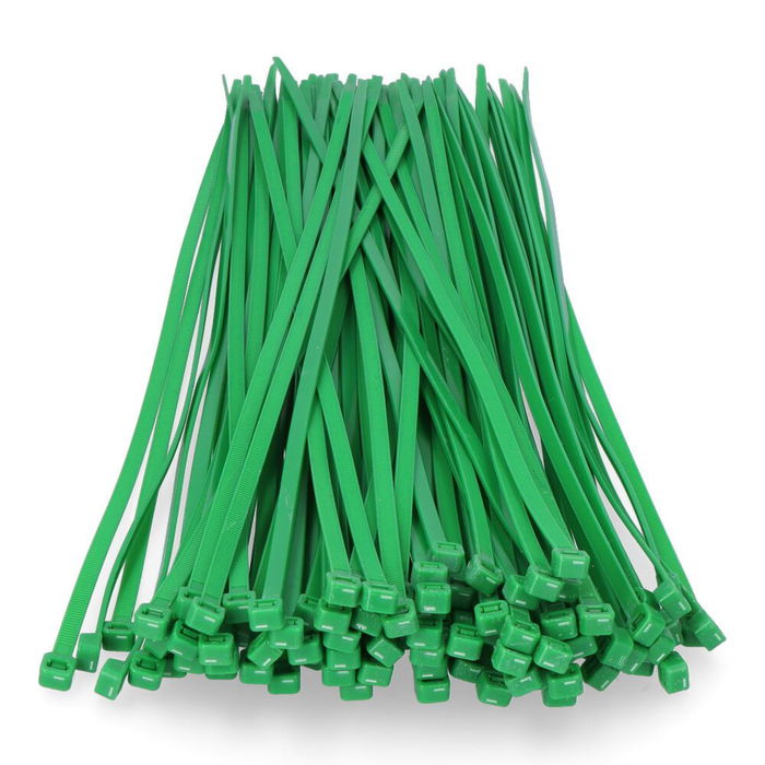 Edm Bridas Verdes 4,8 x 380 mm Nylon Alta Calidad (Bolsa 100 Unidades) Resistencia Temperatura -40°c~85°c Peso Máx. 22 kg