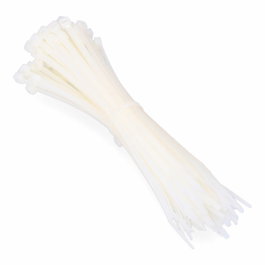 Edm Bridas de Nylon Natural 250 x 4,8 mm (100 uds)