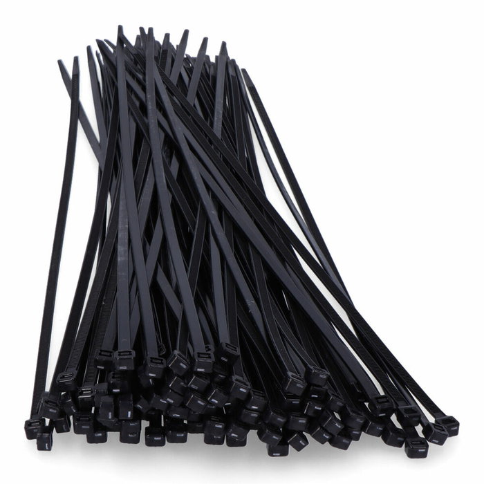 Edm Bridas de Nylon Negro 385 x 4,8 mm (100 uds)